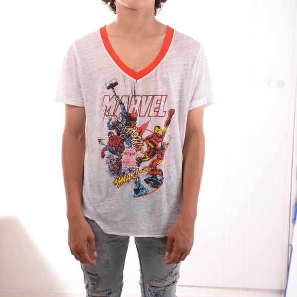 Maglietta Uomo Marvel Secret Invasion - MESECINTS014 - Colore Bianco - Taglia XL - Licenza Ufficiale